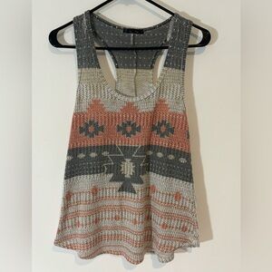 Blue Planet Women’s Racer Back Scoop Neck Tank Top Aztec Western Country Casual